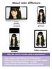 Synthetic wig Long Natural Wavy BLACK 24-inch Wigs with Bangs Women's heat-resistant natural hair wig for daily cosplay halloween Wigs parties
