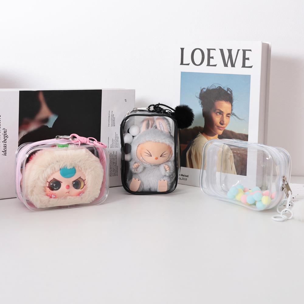 LabubuV2 Sit Sit Stroller Doll Storage Bag - Thick Cotton Protective Case