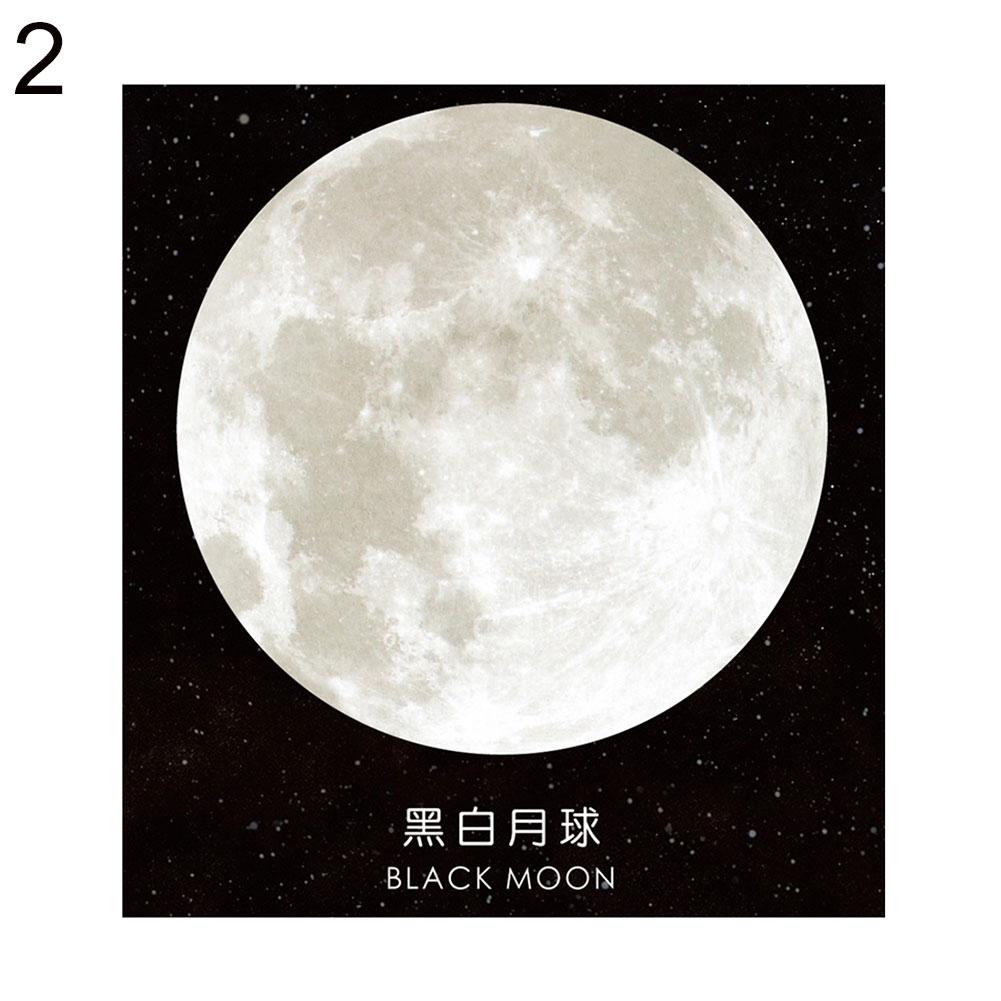 

Канцтовари, 2 шт. Земля, Місяць, Планета, самоклеючий блокнот, блокнот, наліпка, канцтовари