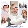 Memory Foam Pillow Cervical Pillow Neck Pain Relief Contour Ergonomic Orthopedic Support Side Back Stomach Sleeper Gifts Grey