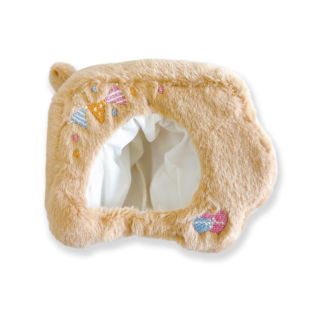 

Customized Pair of Plush Clothes with Button Badge Brown for 10cm Plush Kigurumi Otaku Doll Doll Costume Case, (Left), Toys, Accessories, Activities,