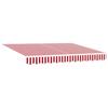 Retractable Awning Red and White 300 X 250 Cm