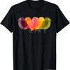 Bird Print Art Deco 60s Style Minimal Hippy Retro Cool T-Shirt Short Sleeve Tee Summer Casual T Shirt Camiseta Streetwear