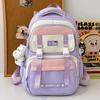 Children's Schoolbags Elementary School Girls Junior High School Students High School Students Splicing High Value Backpacks