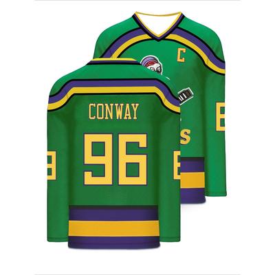 Ice Hockey Sportswear Anaheim Ducks Conway #96 Tshirt CANADA GRETZKY 99 Tee PITTSBURGH CROSBY 87 Jersey 3d Printed Casual Fashion Long-sleeved Top