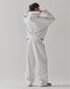 Deoseutoli Section Sagging Tracksuit Pants (White Melange)