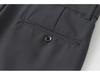 2026 Men's Elastic Ice Silk Straight-Leg Casual Pants for Spring & Autumn - Versatile, Thin, Loose Suit Pants for Middle-Aged & Young Adults.