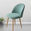 1/2/4/6Pcs Solid Color Stretch Low Back Duckbill Dining Chair Covers Stretch Dining Seat Cover for Kitchen Hotel Office Navidad