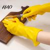 Multi Purpose Household Cleaning Gloves 2PCS Gloves, Reusable PVC Waterproof Thickened Work Extended Comfortable Kitchen for Washing Dishes Wristband