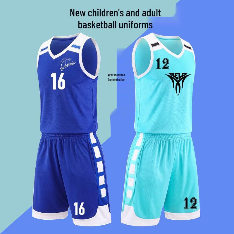 

2024 Unisex Adult & Youth Basketball Uniform Set for Training & Competition M
