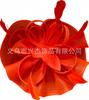 Actuación artística Tocado de malla nupcial Flor de plumas para el pelo Accesorio para el cabello Sombrero de copa de hilo Eugen Diadema Pasador modelado
