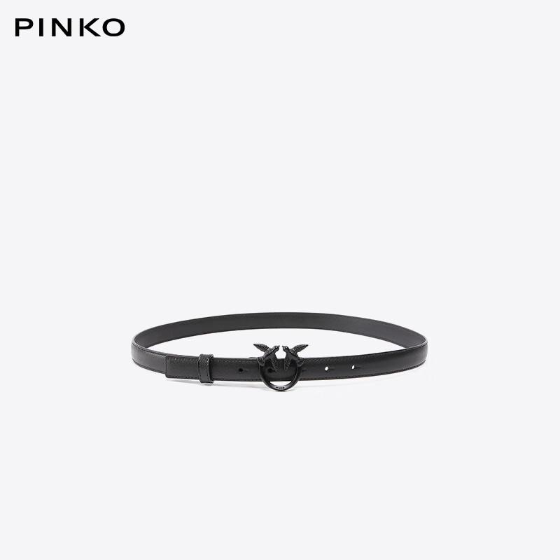 Женский кожаный ремень PINKO с классическим логотипом ласточек M