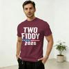 Two Fiddy TShirt Summer Cotton TShirts For Unisex Trendy Cool Loose Tshirt Short Sleeves Funny Tees