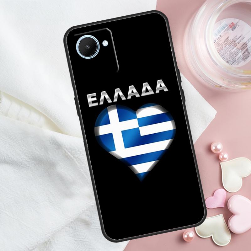 

Greece Greek Flag For Realme GT 7 Pro GT 5 6 6T C67 C61 C55 C53 C51 C21Y C25S C75 10 11 12 13 14 Pro Plus Case Realme 12 Pro Plus