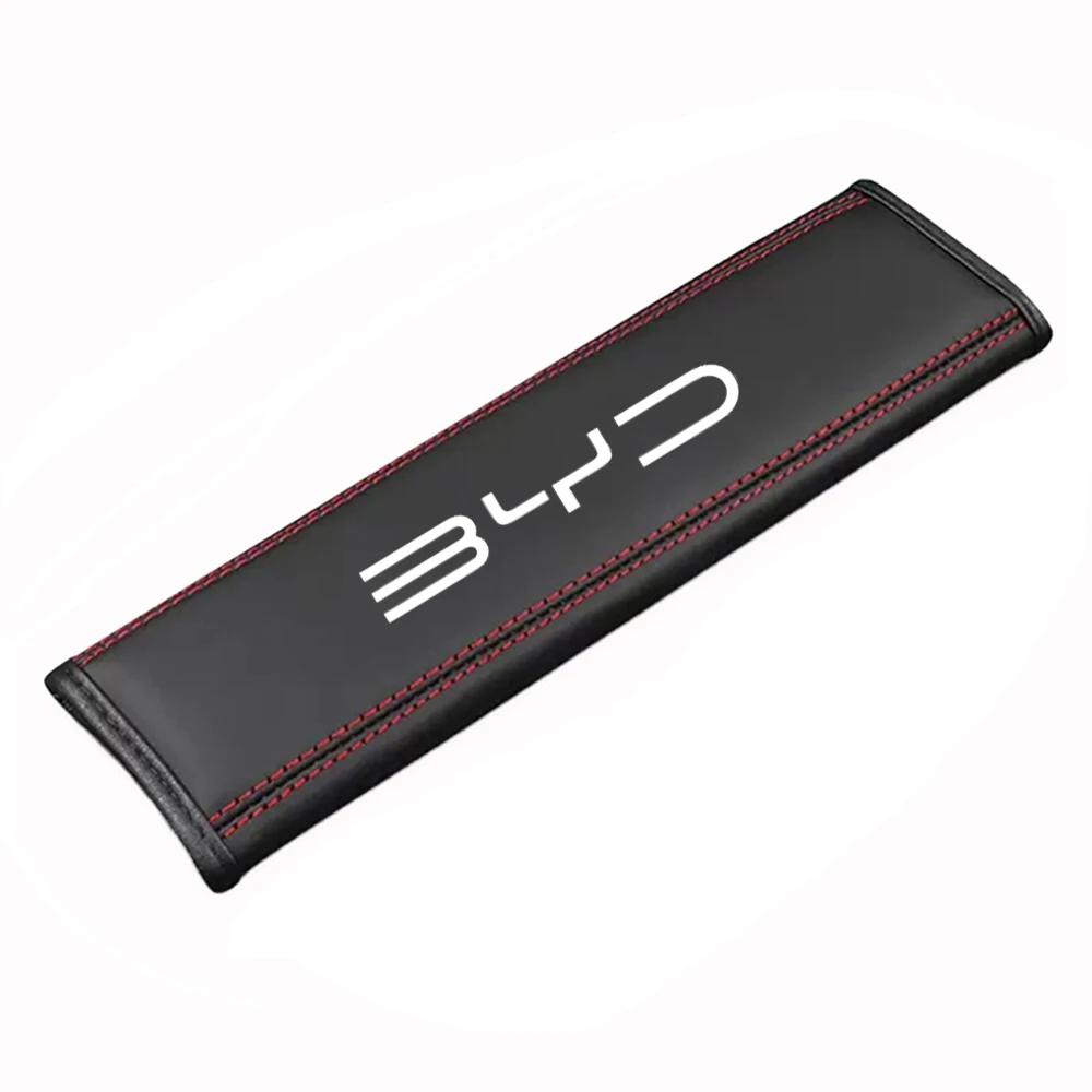 

1Pcs Car Seat Belt Safety Belt Cover Car Styling Protect Shoulder Pads Case For BYD Atto 3 Act 3 Tang F3 E6 Dmi Yuan plus ev f0