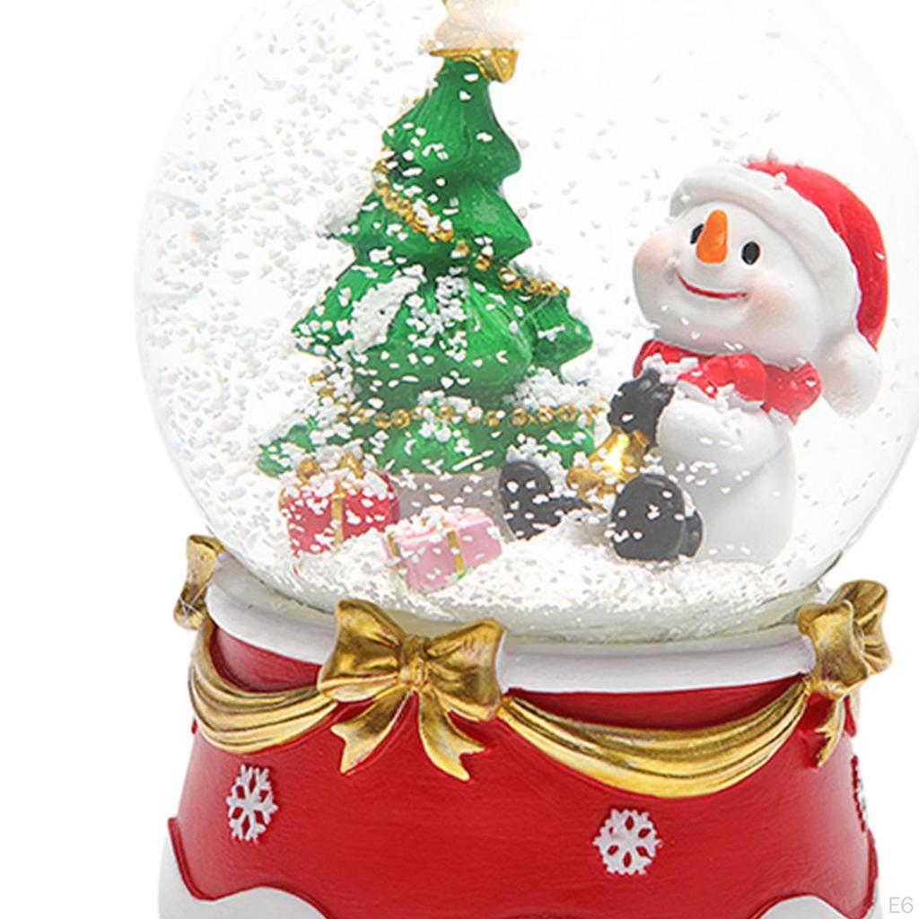 Vánoční dekorace sněhové koule Řemeslný stůl s postavou Santa Clause pro