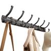 No-Drill Wall-Mounted Strong Entryway Coat & Hat Hook Rack