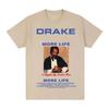 Unisex New Casual Cotton Hip Hop Short Sleeve T-Shirt With Drake Vintage & For All The Dogs Letter Print T-shirt