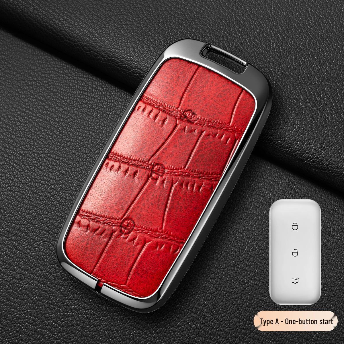

Geely Galaxy L7/L6/E5/E8 Car Key Cover - 2025 Star Shine & Starship Models, Crocodile Pattern Standard