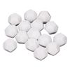 30PCS 12 Sided Blank Dice Plastic Write On Teaching Dice Cubes Polyhedral Dice Kit for Entertainment Education 2.2cm White