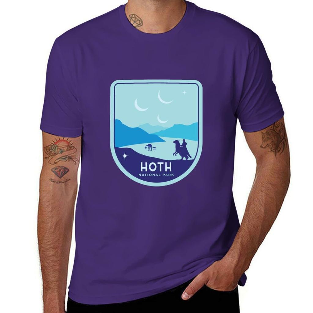 Hoth T-Shirt Vintage Aesthetic Clothing Tshirts for Men