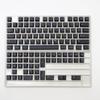 121 Key Double Shot Black Keycaps Cherry Profile Keycaps Fit Cherry Mx Switch Mechanical Keyboard 61/64/87/104/108