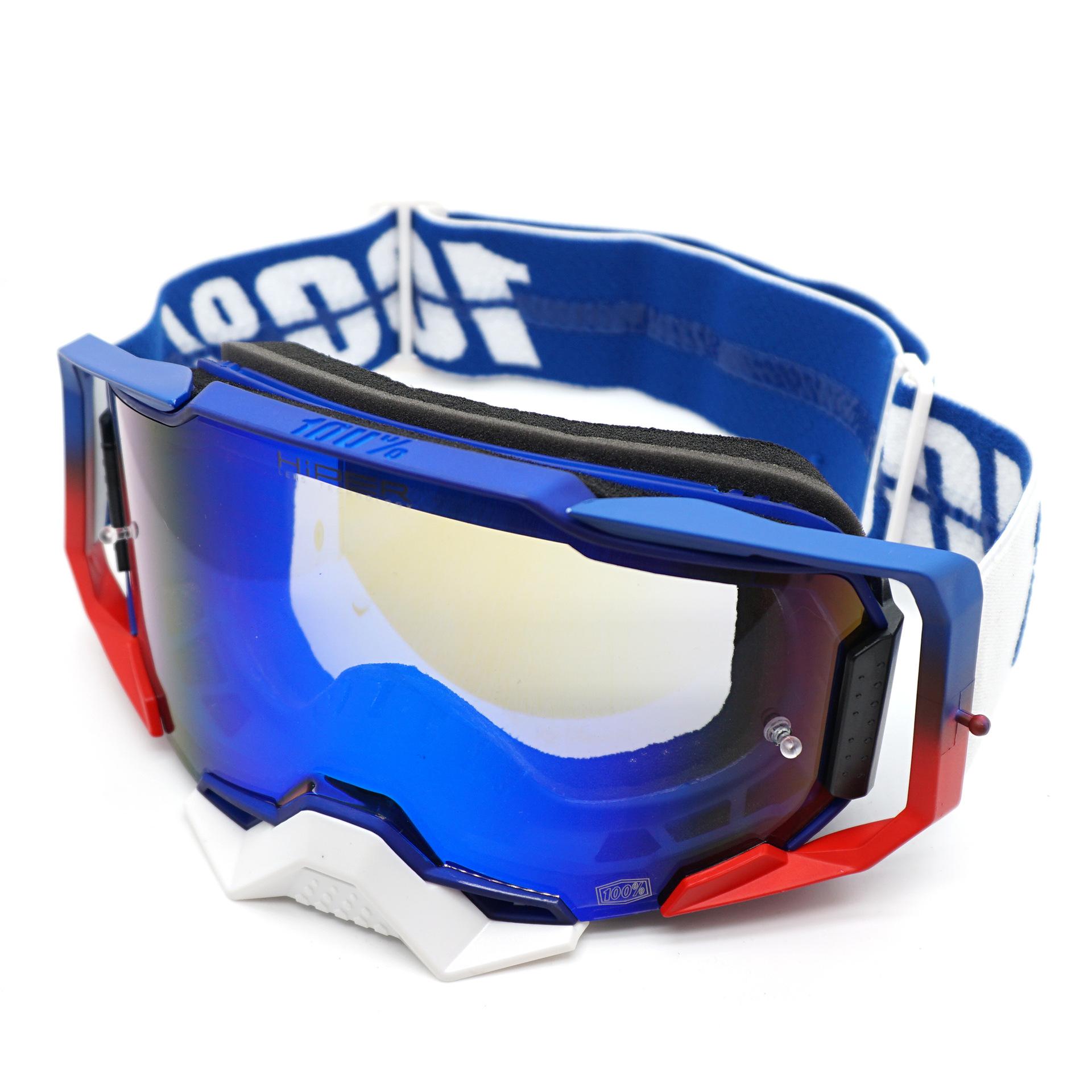 

100% new model100Motorcycle goggles with high-definition windproof and shatterproof quick-release lenses for riding and off-road sports C1