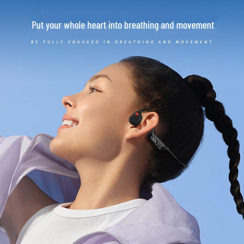 X10 Bone Conduction Bluetooth Over-Ear Headphones: Large Battery, Pro Sports & Swimming