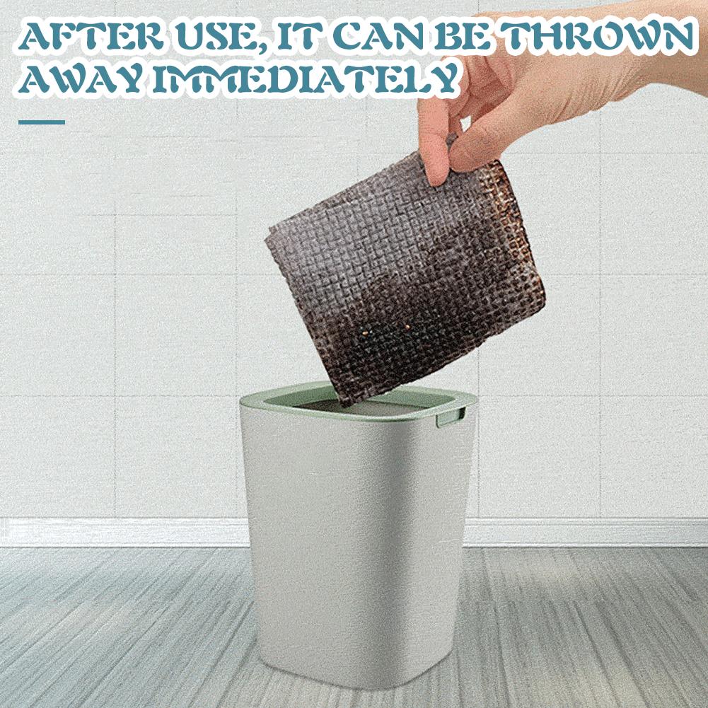 1 Roll Disposable Cleaning Cloth Kitchen Wear Resistant Rag Non-Woven Dishcloth Absorbent Paper Towel Kitchen Cleaning Supplies