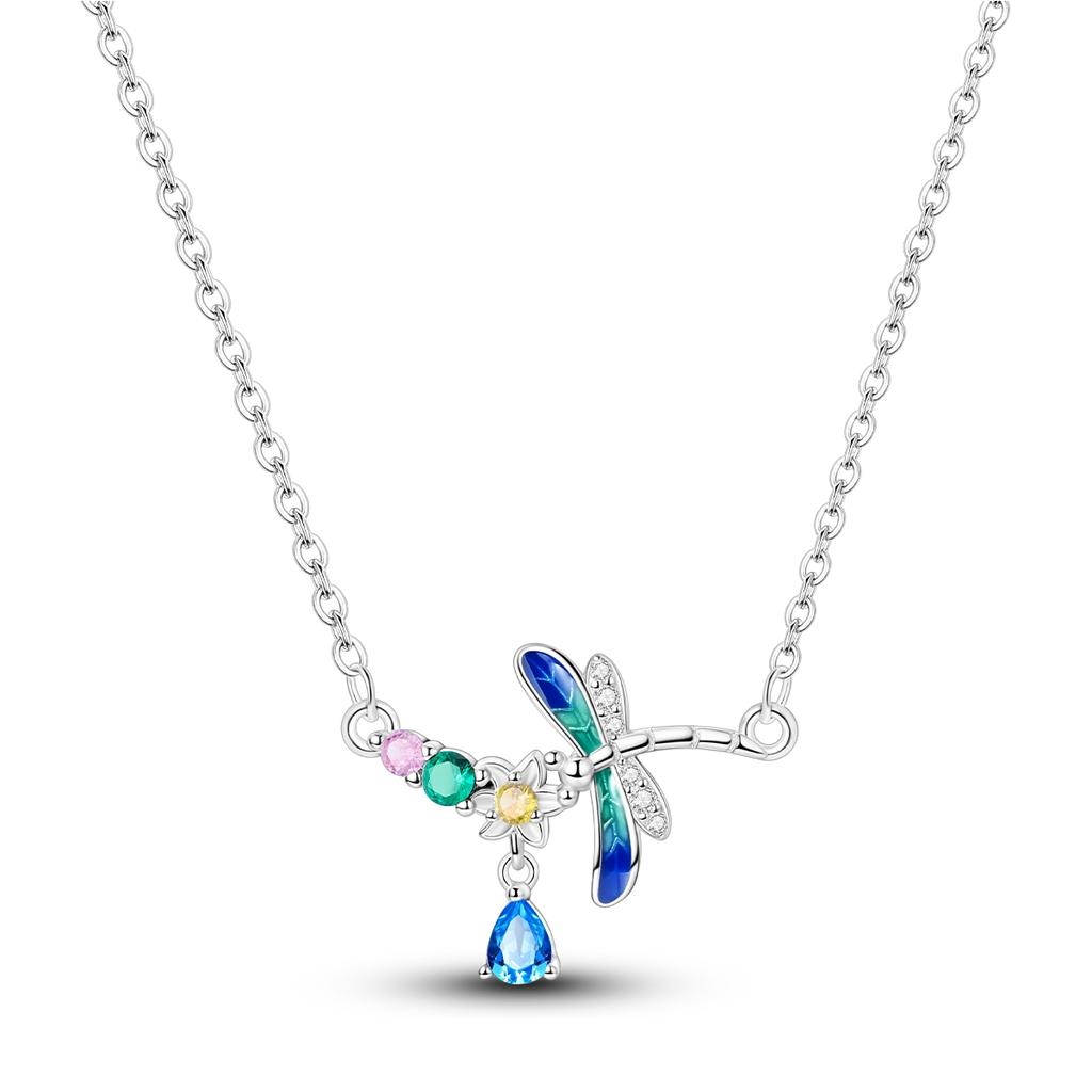 925 Silver Pendant Necklace Heart Star Charm Basic Chain Original Jewelry For Woman