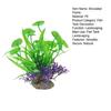 Artificial Aquatic Plants Fade-resistant Simulation Plastic Hydroponic Grass Vibrant Aquarium Landscape Decor for Fish Reptile Tanks