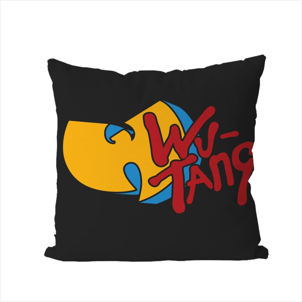 Wu TTang Clan Pillow Case For Car Sofa Decorative Home Doublesided Print Plush Square Throw Pillow Cushion Cover