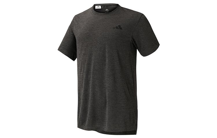 

Adidas T Shirts Men s Black Crew Neck Moderate Straight Fit GR7102 S
