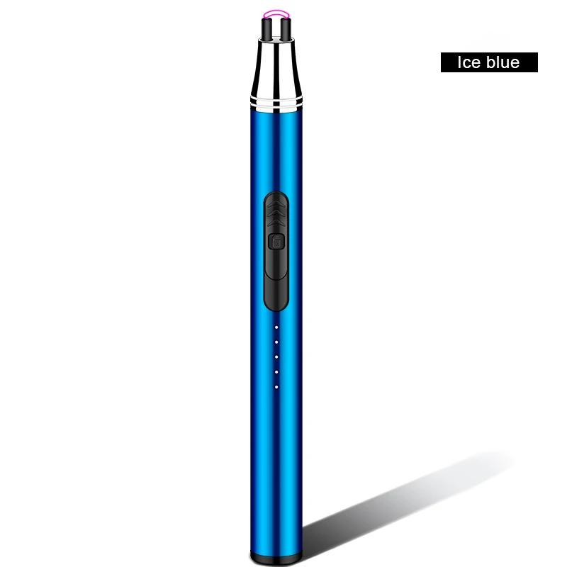 Brichete electrice cu arc Brichetă metalică de bucătărie Plită cu gaz Aprindere rezistentă la vânt Lumânare Gadget electronic cu plasmă reîncărcabilă prin USB în aer liber