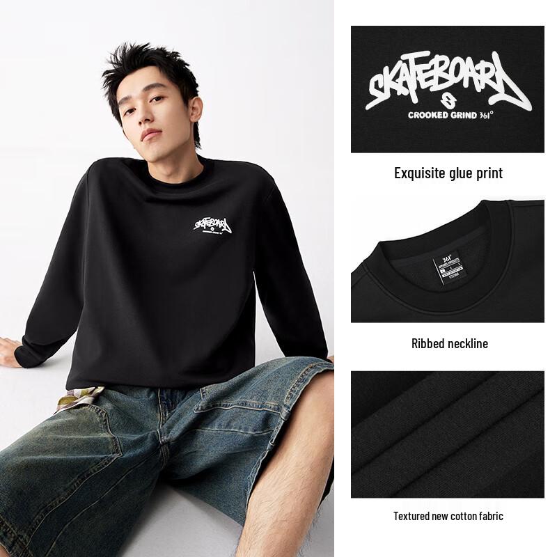 361° Unisex Fleece-Lined Crew Neck Sweatshirt