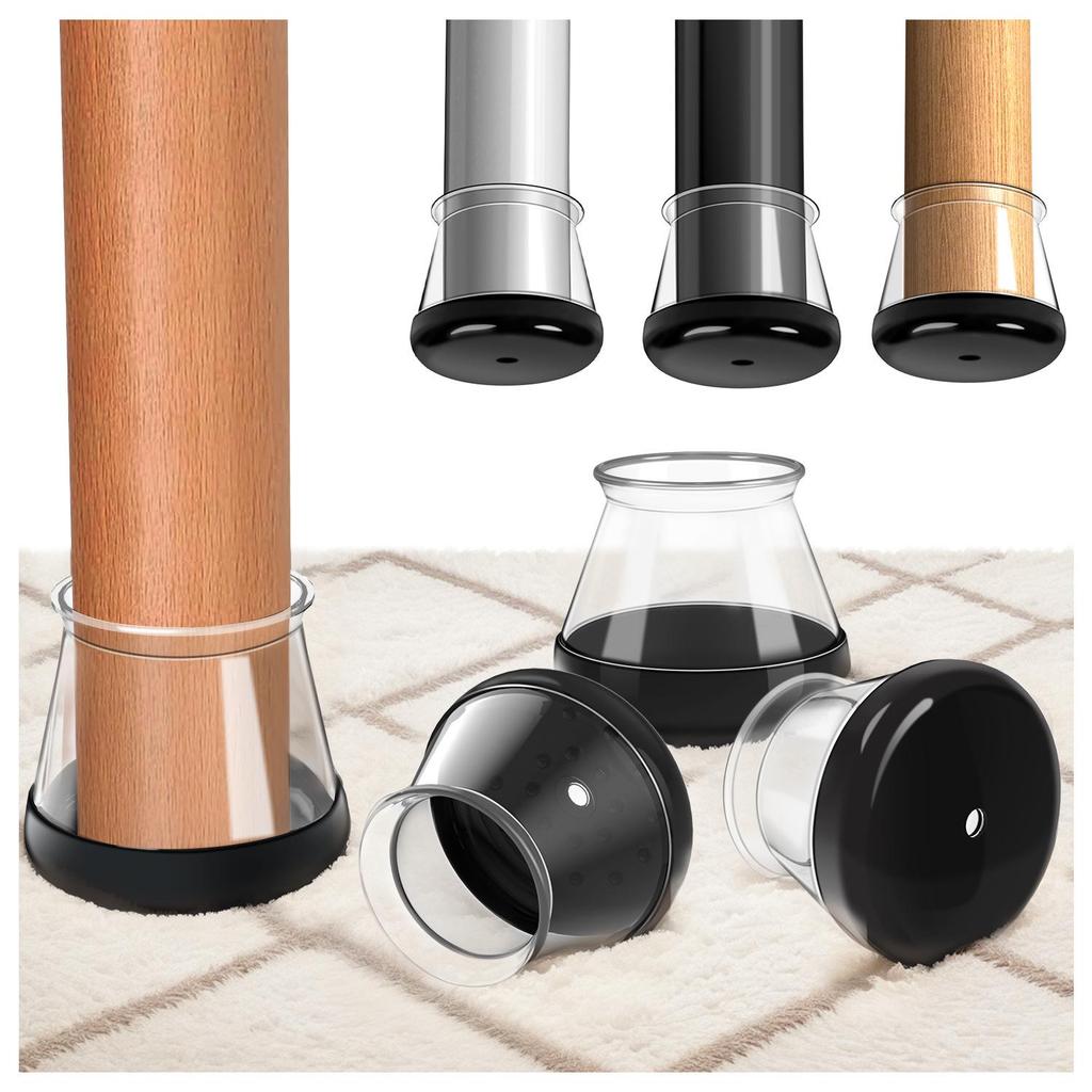 Silicone Chair Leg Pads: Wear-Resistant Floor Protectors for Tables and Stools