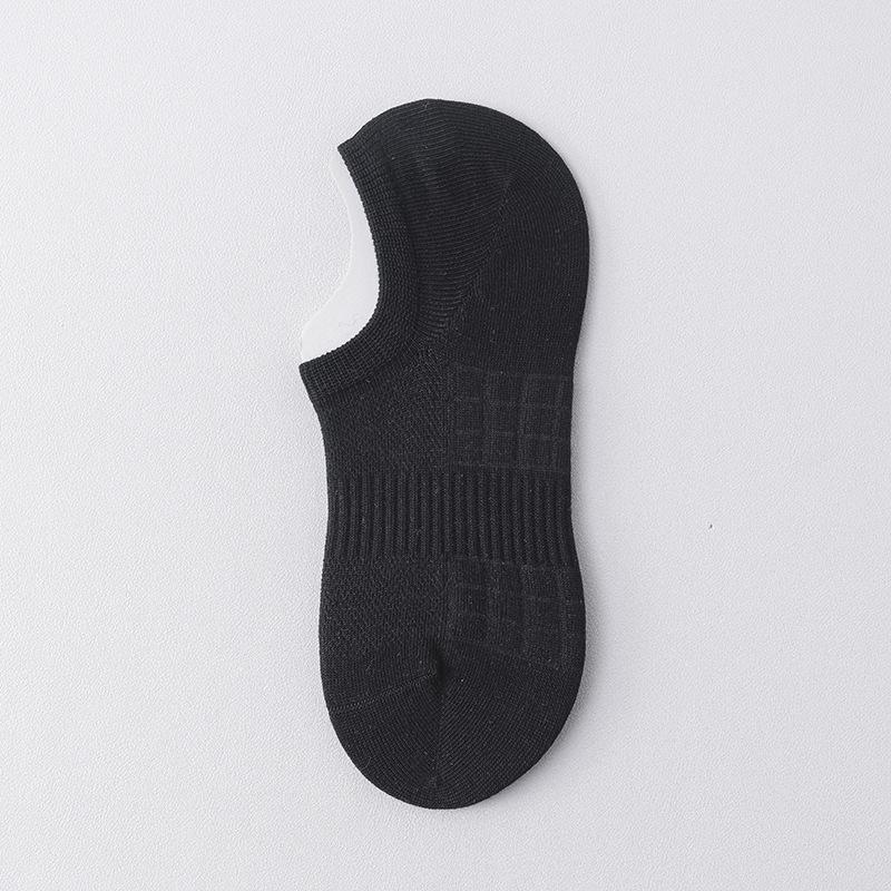 Female Summer Thin Non Slip Do Not Fall with Net Eye Shallow Mouth Invisible Short Cotton Socks
