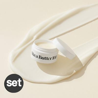 [1+1+1] Hoch feuchtigkeitsspendende Sheabutter 100 25g