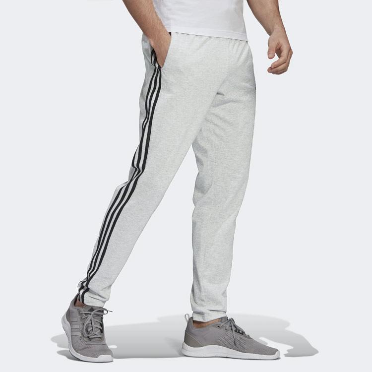Adidas 3-Stripes Track Pants Men Bottoms Gray GK8998