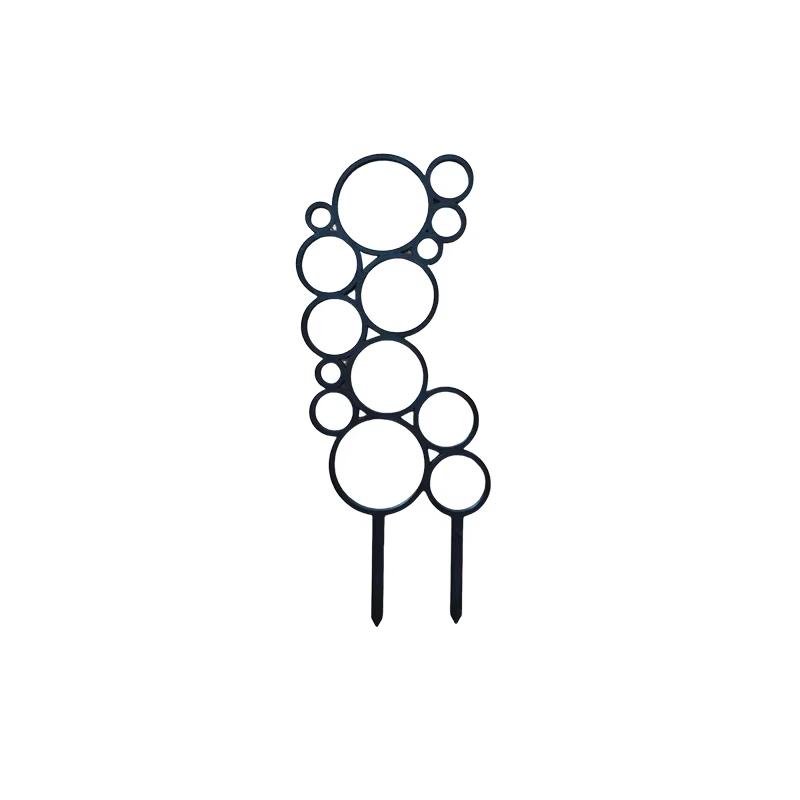 1Pcs Creative Metal Potted Plant Stand Wrought Iron Plant Trellis Support For Climbing Plants Garden Iron Art Decoration A1