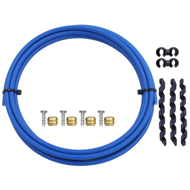 

Bike Brake Hose And Brass Connection Insert Sets 3000mm Bike Bicycles Hydraulic Disc Brake Hose Kits For BH59 BH90 Avid