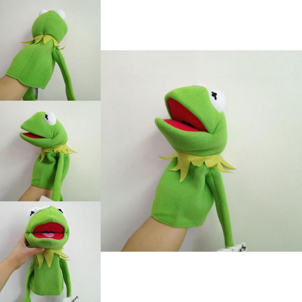 Enchanting Sesame Street Kermit The Frog Plush Hand Puppet 40cm Kids Gift Toy