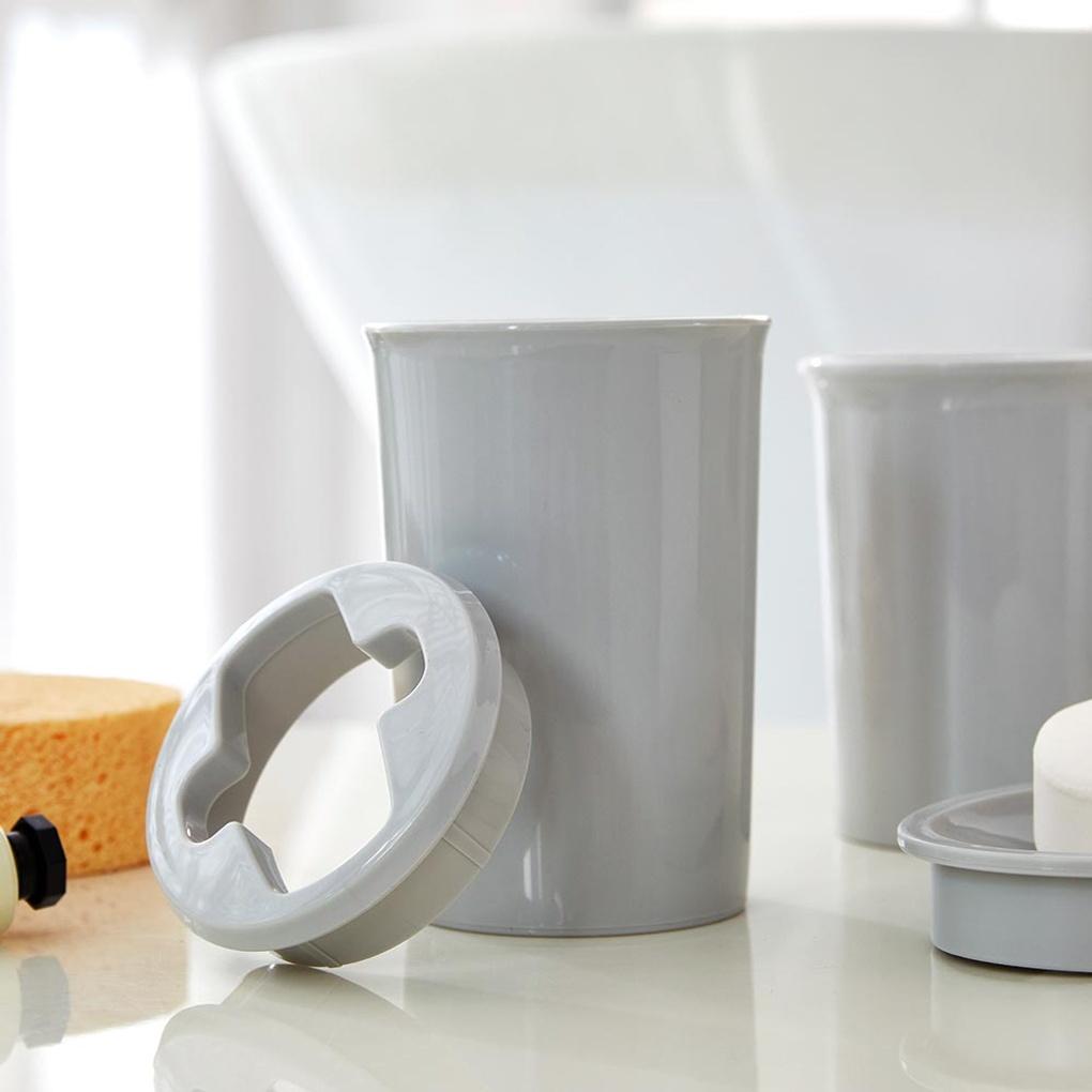 Modern Gray Stand Toothbrush Holder_BG0724016