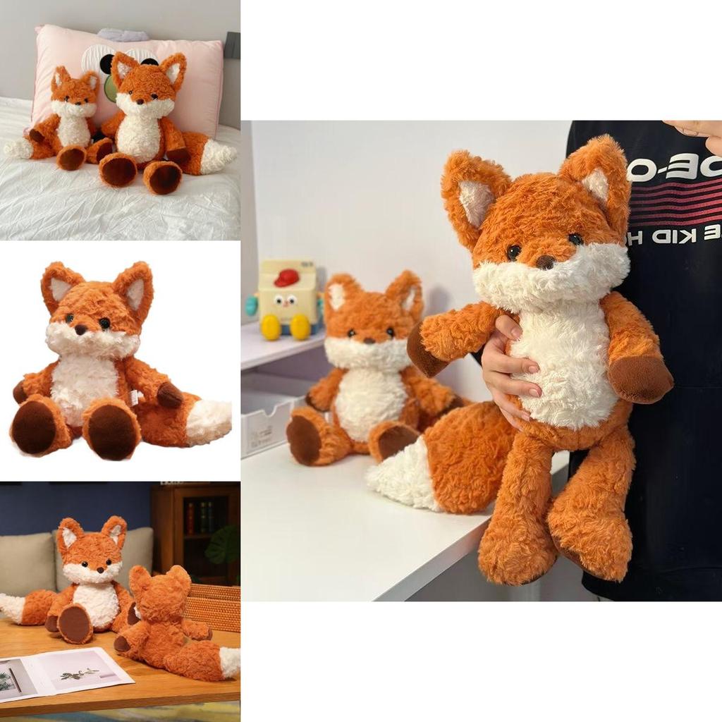 Running Fox Plush Doll For Girls Soft Toy Gift Sleep Pillow Kids Room Decor