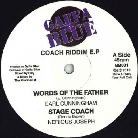 

12inch Record VARIOUS - Coach Riddim EP GB001 Gaffa Blue 2019 UK Reggae, Ska & Dub
