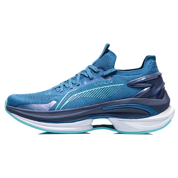 New LiNing WuShi 5S 1.0 Flyline Knitted Fabric Cushioning Anti Slip And Wear Resistant Low Top Running Shoes Men's Blue ARHR071-3