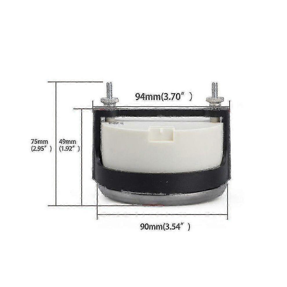 GPS tachometr 12V/24V 85mm 220km/h pro auto a motocykl