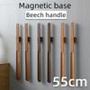 55CM Mâner Lung din Lemn Cârlig Magnetic Lung pentru Pantofi Lingură Lungă pentru Pantofi Corn pentru Pantofi Purtare Pantofi Mai Ușoară Suport pentru d Logo Angro