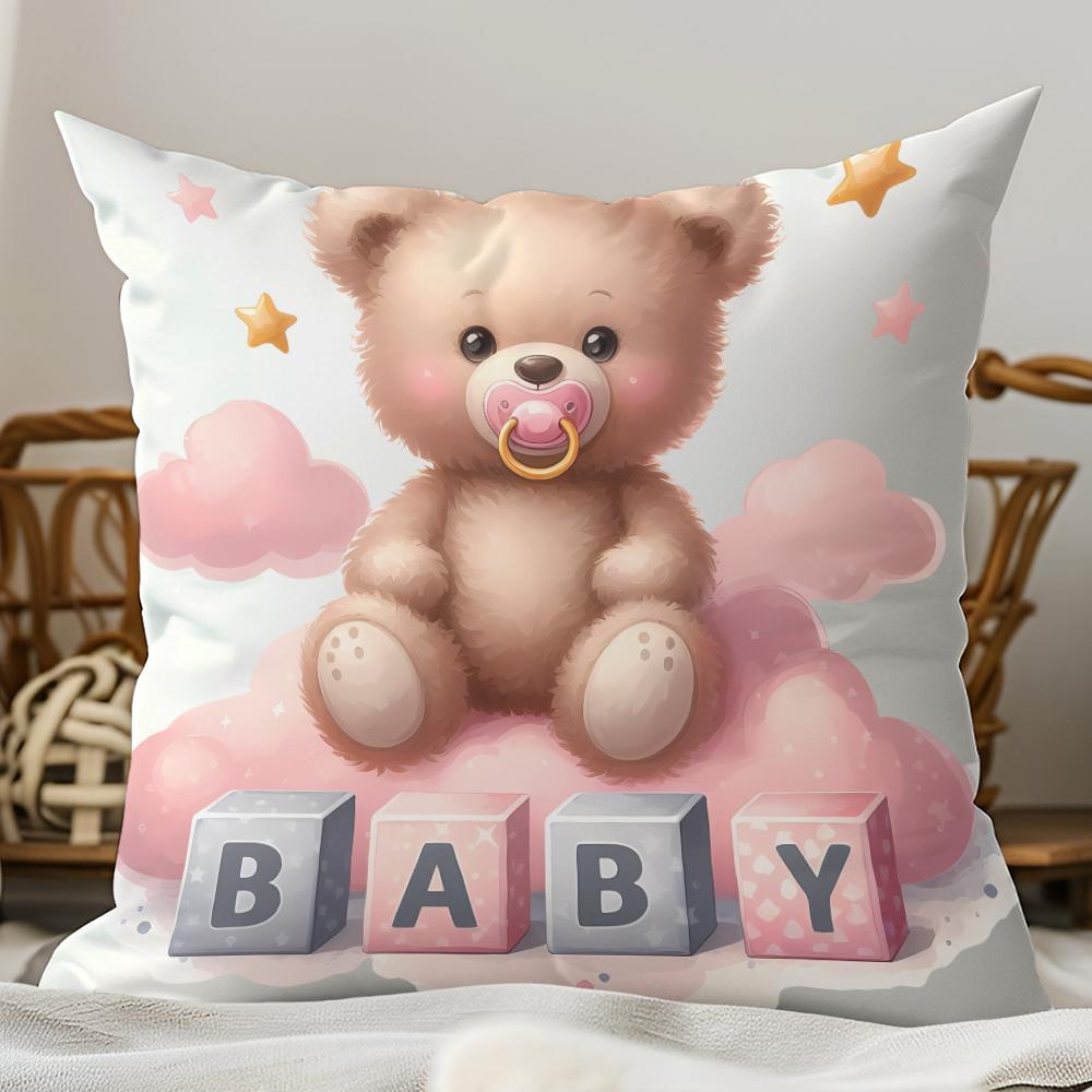 Sweet Dream Bear BABY Pillowcases · Essential for Cozy Nursery DecorLiving Room Sofa Cushion Cover, Bedroom Room Decoration