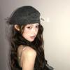 Japanese Style Painter Hat Retro Artist Cap Personality Washed Cotton Demin Berets  Unisex